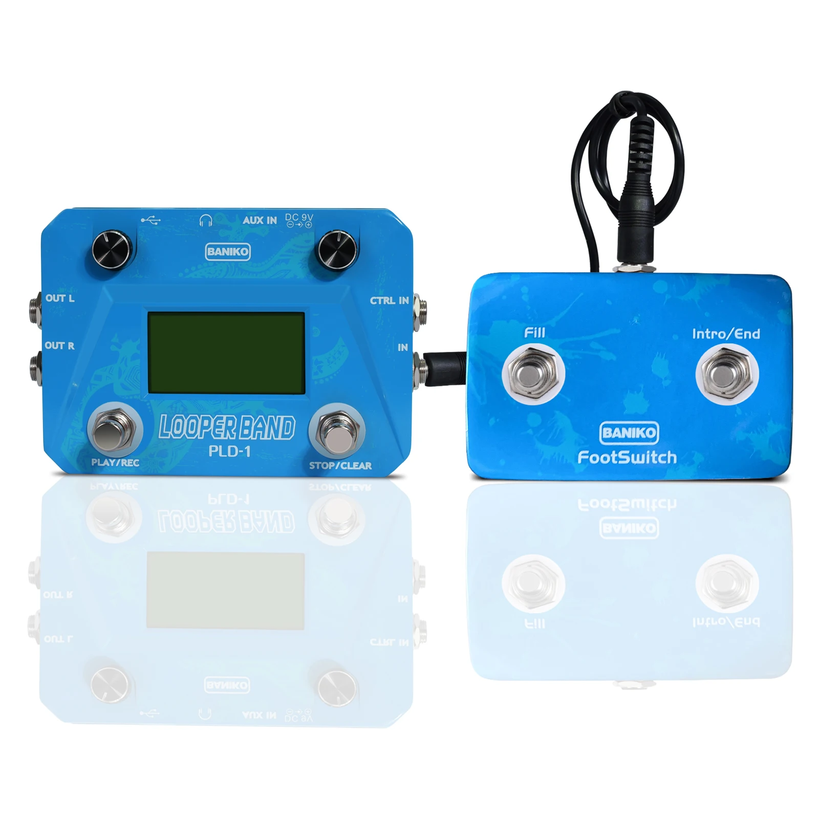 BanikoLBL01GuitarBeatLoopPedalsDrumLooperMachine40Drums