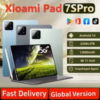 2025 New7S Pro Tablet with Snapdragon 8gen2 4K Screen 22GB RAM 2TB Storage Android 14 System Dual-Mode 5G and Wi-Fi 20000mAh 1