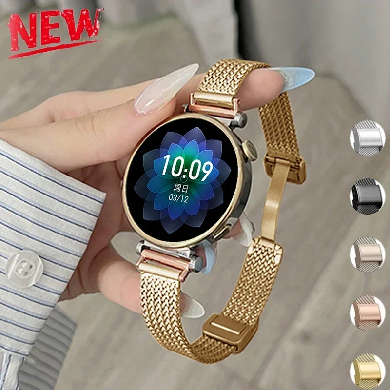 Luxury Metal Magnetic Watch Strap – 20/22mm Premium Bracelet Band
