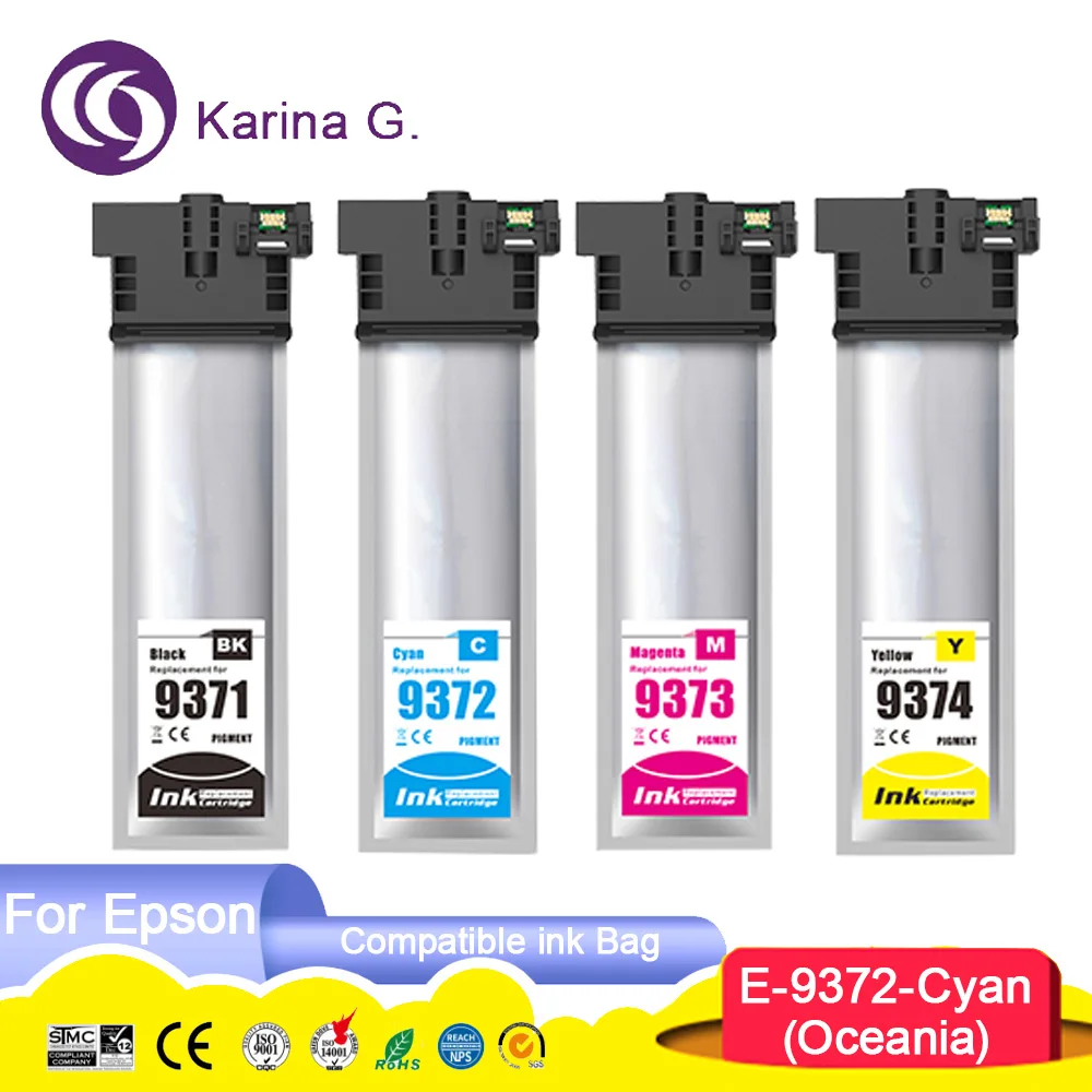 

Картридж T937 T938 T9371 T9372 T9373 T9374 для принтера Epson Workforce Pro Wf-C5290 WF-C5790 Printer