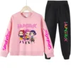 한국아동복 2025 겨울 Graphic Art KPop Demon Hunters 2025 Kids Hoodie Set 남아 겨울옷 / boys winter clothes