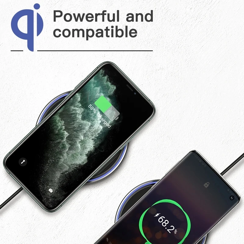 15W Mirror Wireless Charger for IPhone 13 12 Pro Max Fast Wireless Charging for Samsung Xiaomi Pad HuaWei