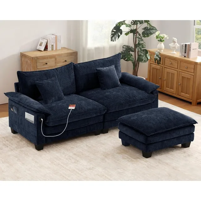 L-Shaped Cloud Sectional Sofa 1