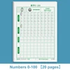 English ABC Letters Numbers Children Practice Copybook Exercise Book Calligraphy Number Handwriting Textbook for Kids Toddler 6