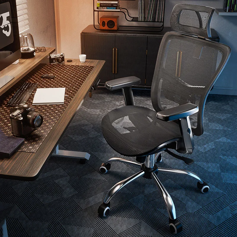 Mesh Full Body Office Chair Stretch Lumbar Back Support Gamer Modern Office Chair On Wheels Modern Cadeira Gamer Home Furniture