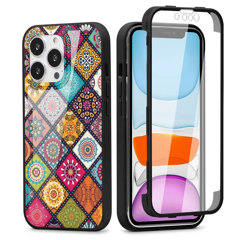 360 Full Body Cover For Samsung Galaxy A72 A52 Quantum2 A32 A22 A21S A12 Nacho A02 A02S S21 FE Ultra Plus Shockproof Marble Case kawaii samsung phone cases