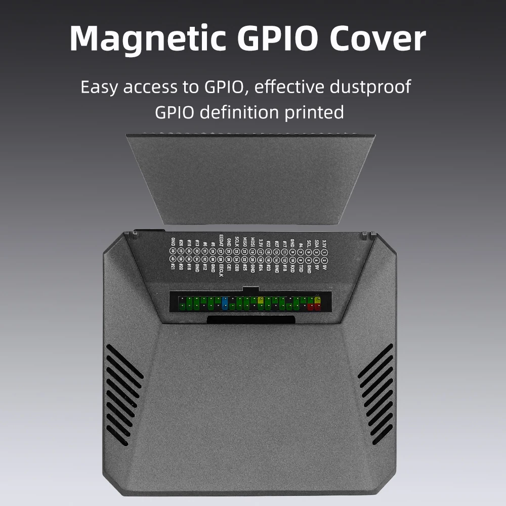 Argônio um Case de Alumínio para Raspberry pi M.2 Ssd Slot de Expansão Ventilador ir Uasp M.2 - Imagem 4
