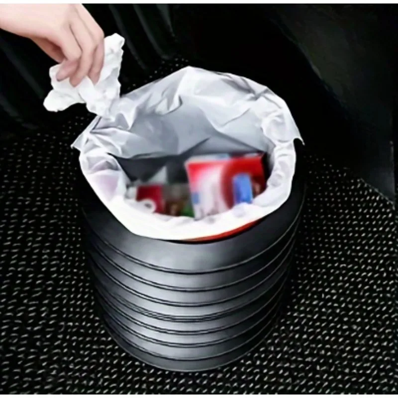 car trash bin garbage can car wash telescopic bucket folding trash organizer garbage holder Car Supplies home decor