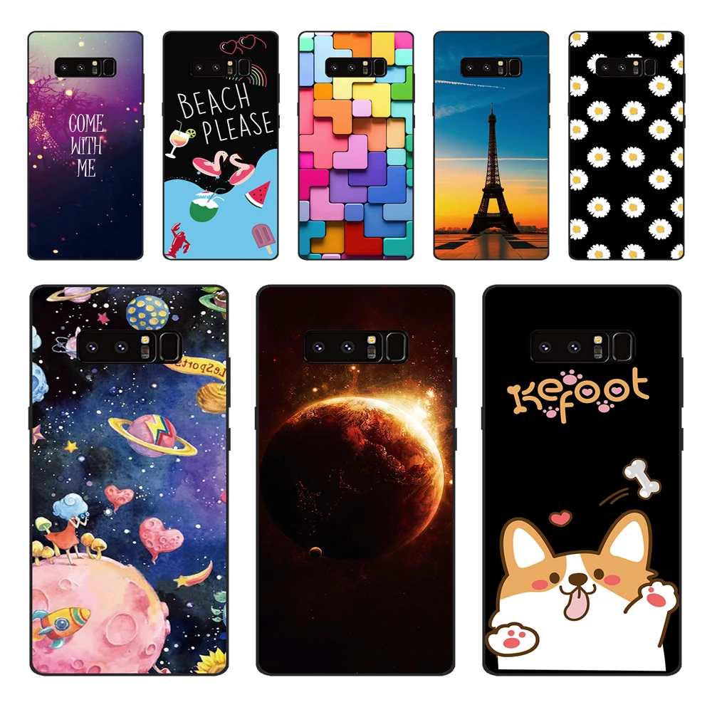 Custodia Per Samsung Galaxy Note 8 Cover Posteriore Per Samsung Note 8 Custodia In Silicone Coque Fundas