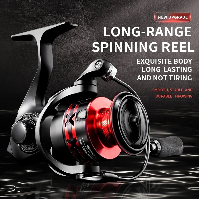 Piscifun Flame Spinning Reels, Ultralight Spinning Fishing Reel with 5.2:1  High Speed Gear Ratio, Lightweight 9+1BB Ultra Smooth Fishing Reels, 2000