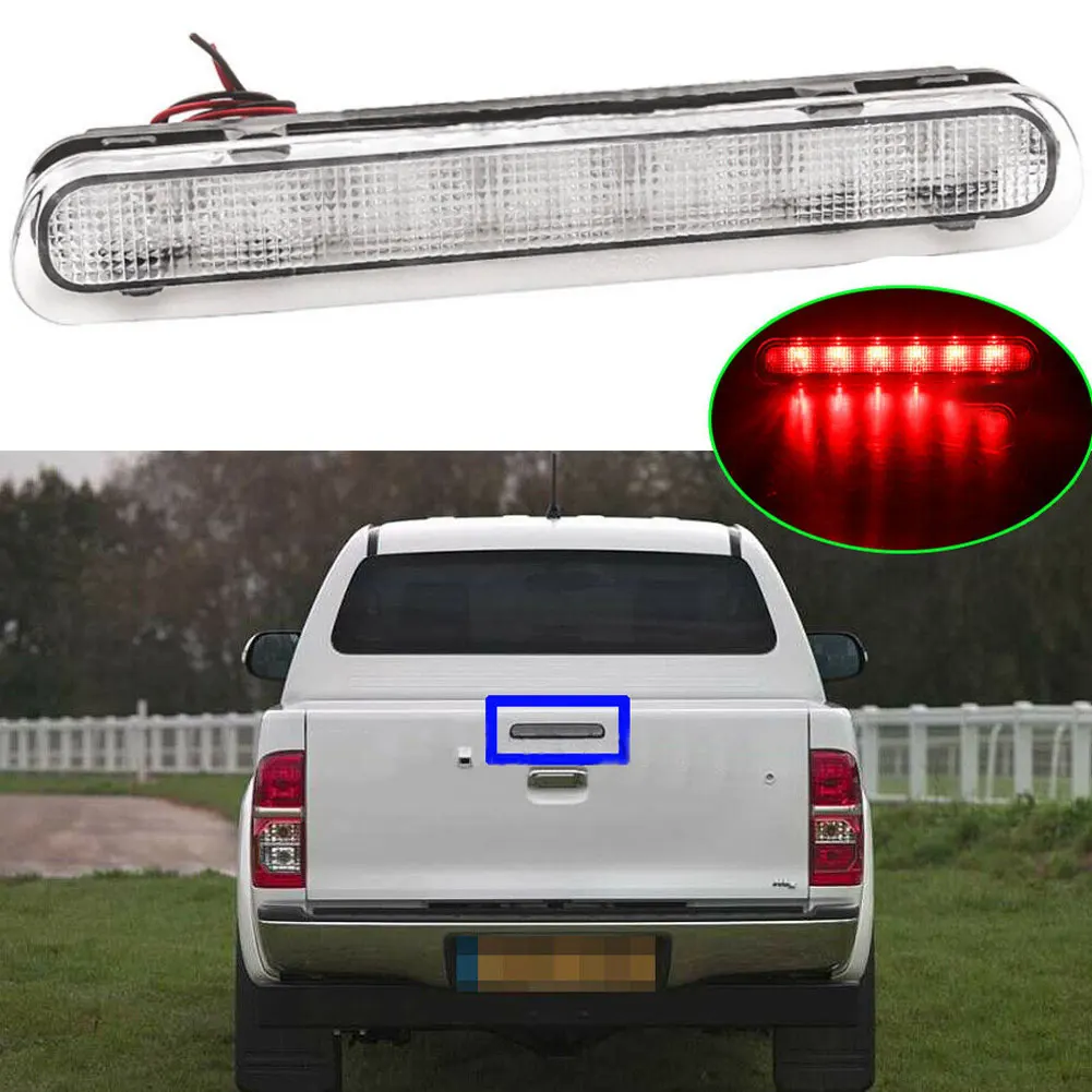 Taillight Third Brake Light Signal Lights ABS Housing Car Accessories Rear Trunk Tailgate For