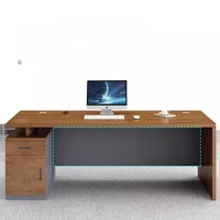 Bureau de bureau moderne pour chambre à coucher, rangement Design de luxe, bureau à la mode, travail classique Biurko Do Komputera, accessoires pour la maison 3