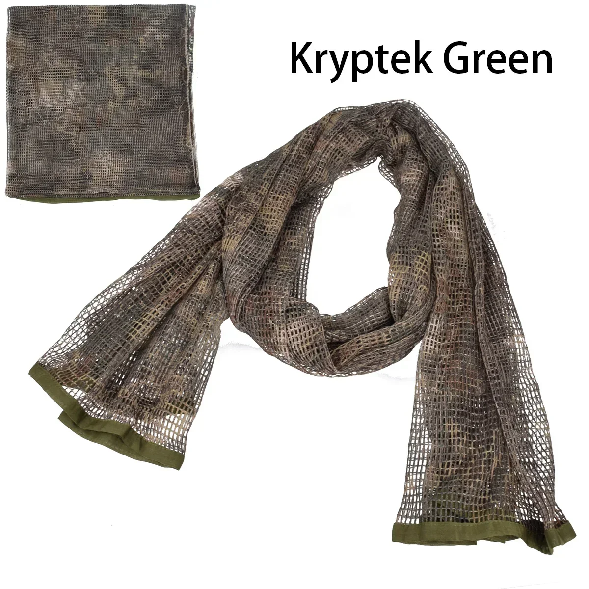 Camouflage Mesh Outdoor Scarf and Head Wrap