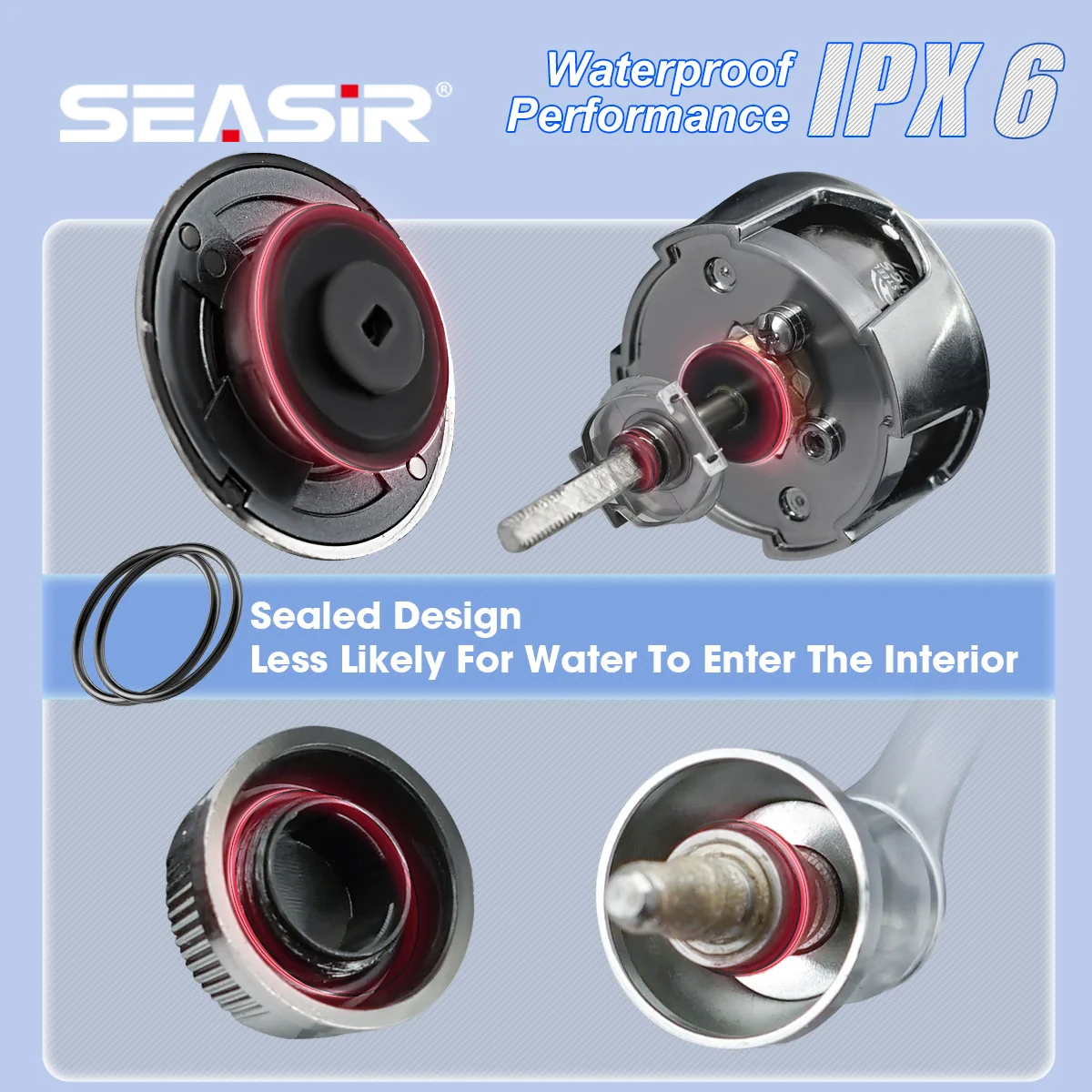 SEASIR Spinning Fishing Reel Expert, 1500S 4000S 10+1BB 5.2 1 Ultra Long Casting One Piece Metal Power Handle Freshwater Saltwater - Image 4