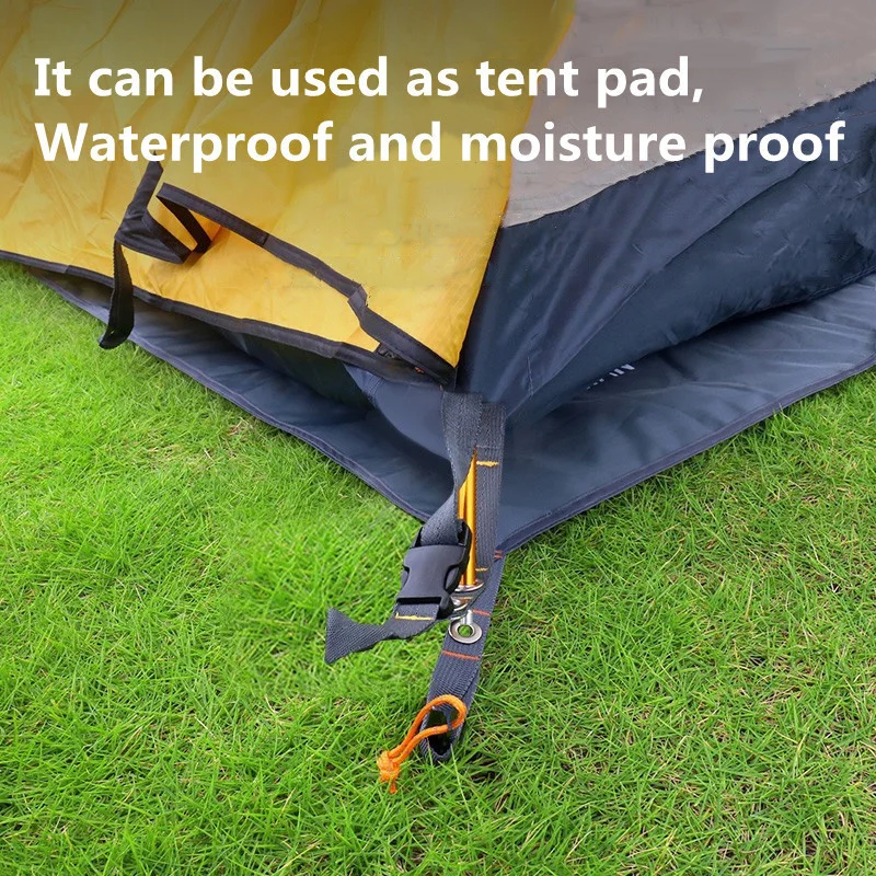 Waterdichte Camping Tarp Multifunctionele Tent Grondzeil Ultralight Duurzaam Strand Picknick Mat Multifunctionele Luifel Zonnezeil