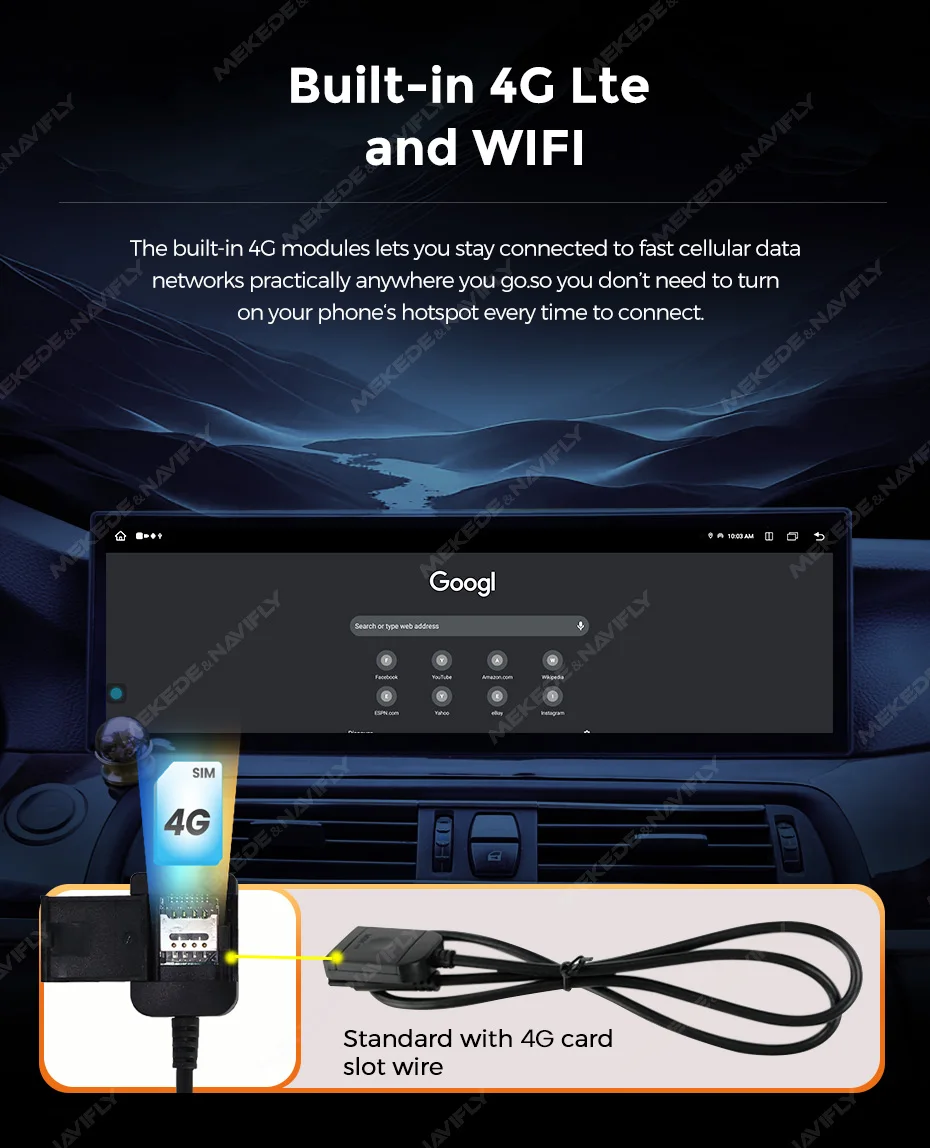 MEKEDE 3K Bildschirm Drahtlose Carplay Android Auto 15 zoll Auto Radio 8G + 256G Für BMW 7 serie F01 F02 F03 F04 Multimedia GPS Stereo – Detail 20