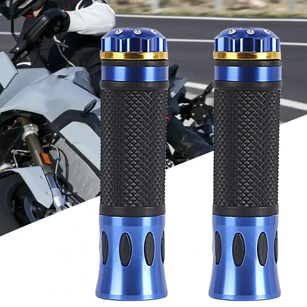 

1 Pair Bike Handle Cover Particles Shock Resistance Anti-skid Aesthetics Design Bilateral Locking Motocross Accessory CNC Bicycl