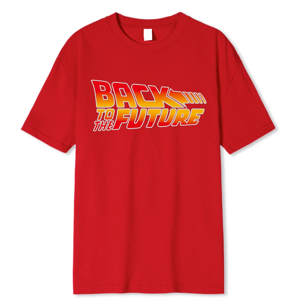 Maglietta Ritorno al futuro Maglietta in cotone per uomo Maglietta estiva a maniche corte Maglietta Hip Hop di film Magliette streetwear_voghion.com