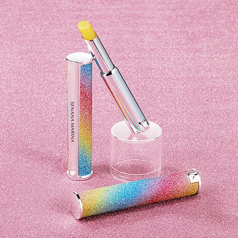 SENANA Starry sky Discoloration Lipstick Moisturizing Nourishing Lip Balm Long-lasting  Improve peel Lip care make up cosmetic
