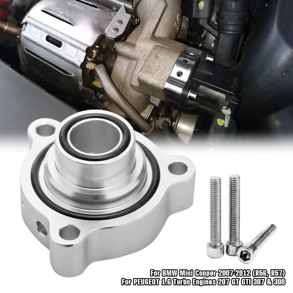 Aluminum Turbo Blow Off Valve BOV Flange Adapter For SEAT Leon 2.0 Turbo  FSiT