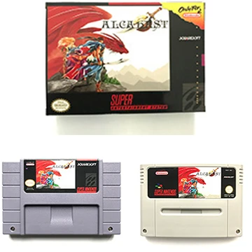 Cartucho de Jogo Alcahest para Snes Ntsc Pal Jogo de Vídeo
