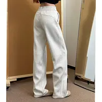 Casual Gray Sweatpants Women Wide Leg Black Joggers Classic Baggy Streetwear Oversized Sports Female Trousers All-match 1
