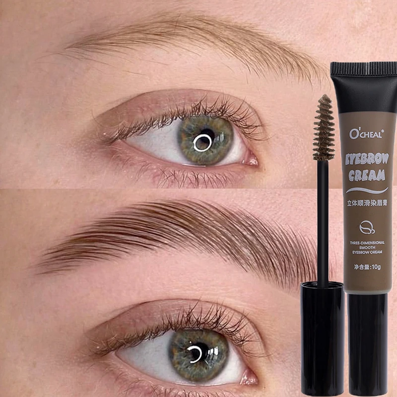 

3D Eyebrow Dye Creams Waterproof Long Lasting Natural Non-smudging Tint Grey Brown Brow Mascara Eyebrows Paint Makeup Cosmetics