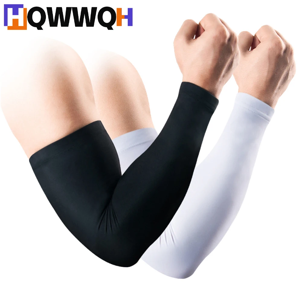 Youth Long Arm Sleeve Compression Tennis Elbow Sleeve Sports Sleeves Pad cooling arm sleeves sun protection arm sleeves arm sleeves basketball elbow protectors For Basketball Baseball Softball Volleyball 1Pcs
