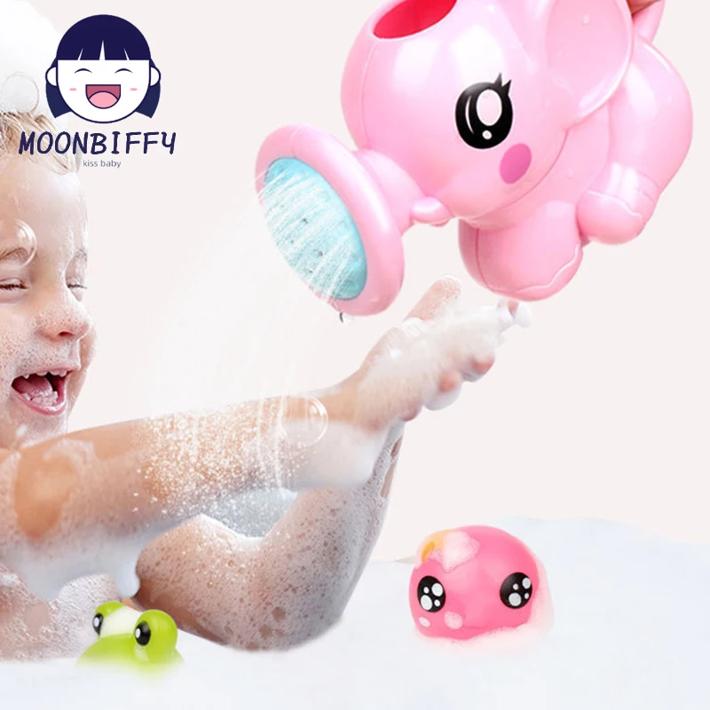 Baby Bath Toys Lovely Plastic Elephant Shape Water Spray For Baby