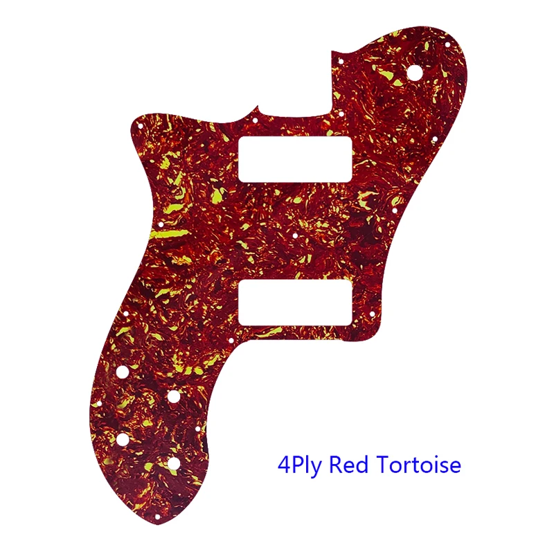 Pleroo Custom Guitar Parts - For Left Hand US FD 72 Tele Deluxe Reissue Guitar Pickguard With P90 Humbucker Replacement