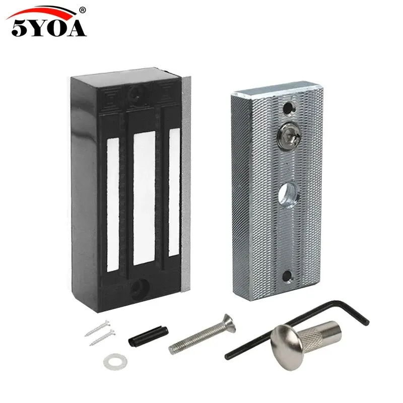 Electronic Lock 5YOA Magnetic Lock Electronic Door Lock Electric Gate Opener Suction Holding Force Electromagnetic for Access Control System