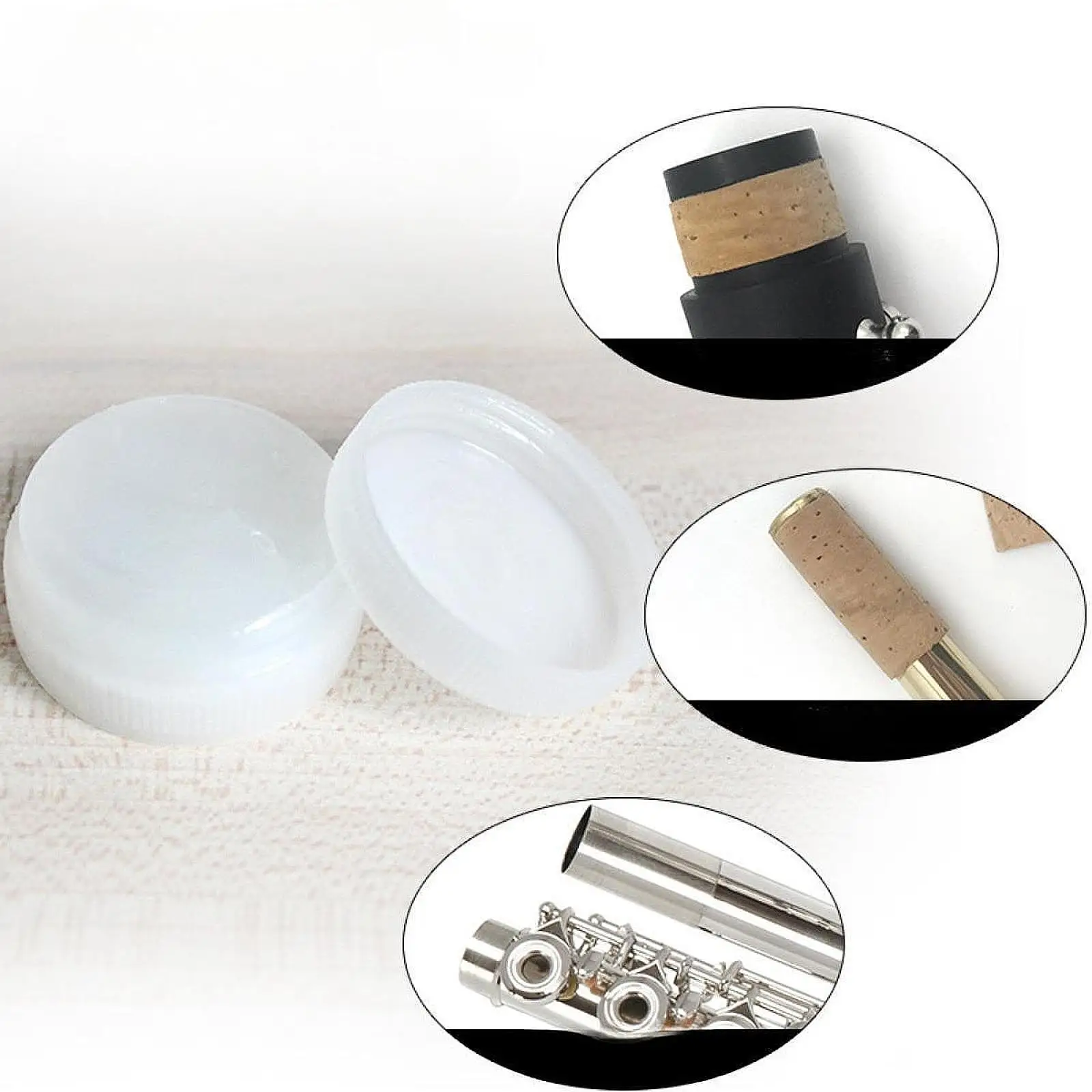 Cork Grease Wind Instrument Oil Universal Clarinet Pastes Lubricating Oil Cork Paste Sax Lubricating for Saxophones Oboes