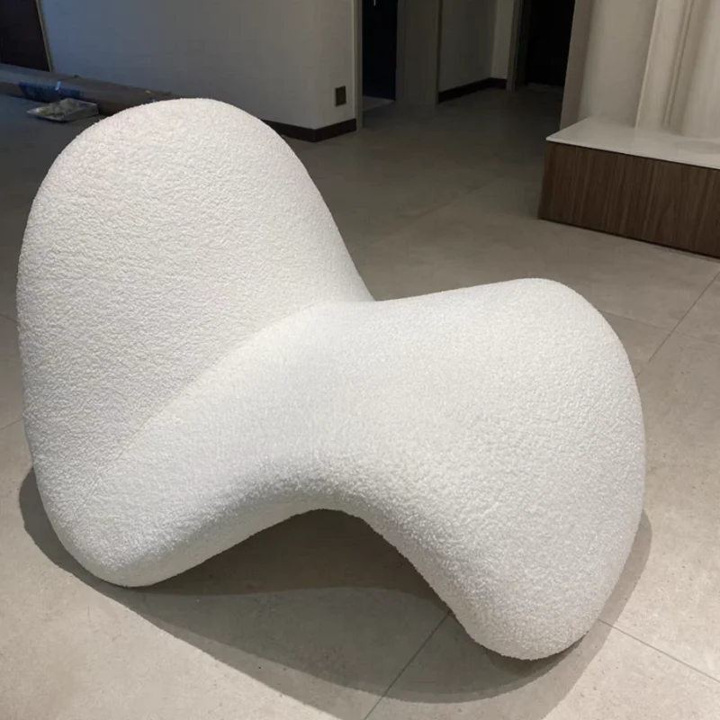 Lazy Sofa Bedroom Balcony Lying Small Single Creative Special-shaped Tongue Chair