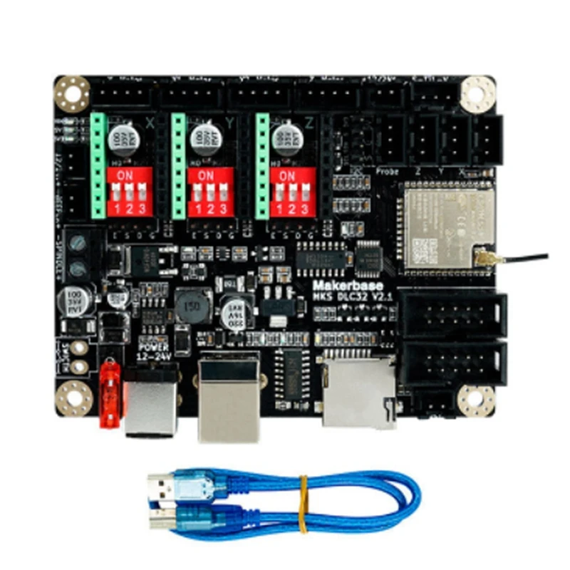 MKS DLC32 V2 32 비트 GRBL 오프라인 컨트롤러 TS24-R LCD 디스플레이 CNC3018 최대 프로 키트 Cnc 조각 기계