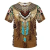 Summer Indian Ethnic Style 3D Print T-Shirts Streetwear Men Fashion Harajuku Casual Oversized O-Neck T Shirt Tees Tops