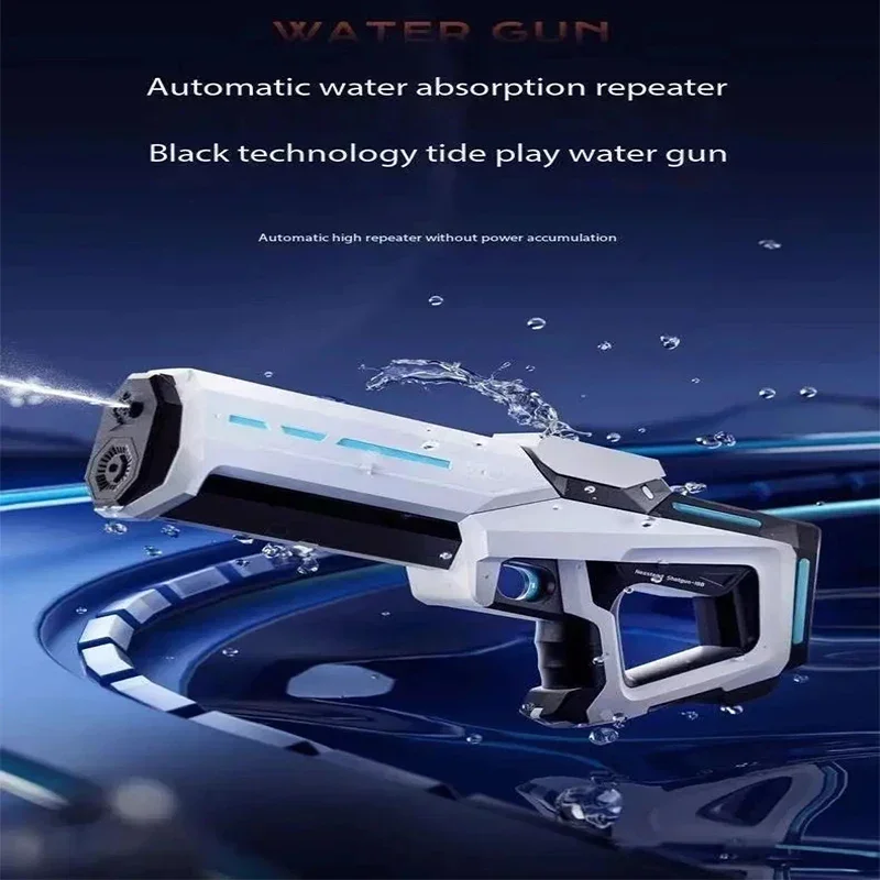 Electric Burst Water Gun Toy Automatically Absorbs Water Adults/children Summer Outdoor Parent-child Water Game Water Gun Toy 3