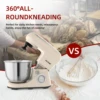 US Plug,1pc CHEFTRONIC Stand Mixer, 5Qt Tilt-Head Electric Household Stand Mixer - 500W 6+P Speed, Food Beater And Butter Beater 4