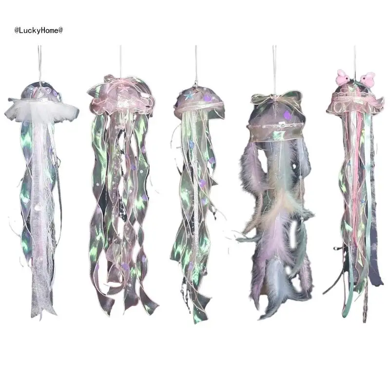 

Glowing Jellyfish Light for House Decor New Year HangingPendant Indoor Outdoor Lighting Restaurant Decorative Accessory 11UA