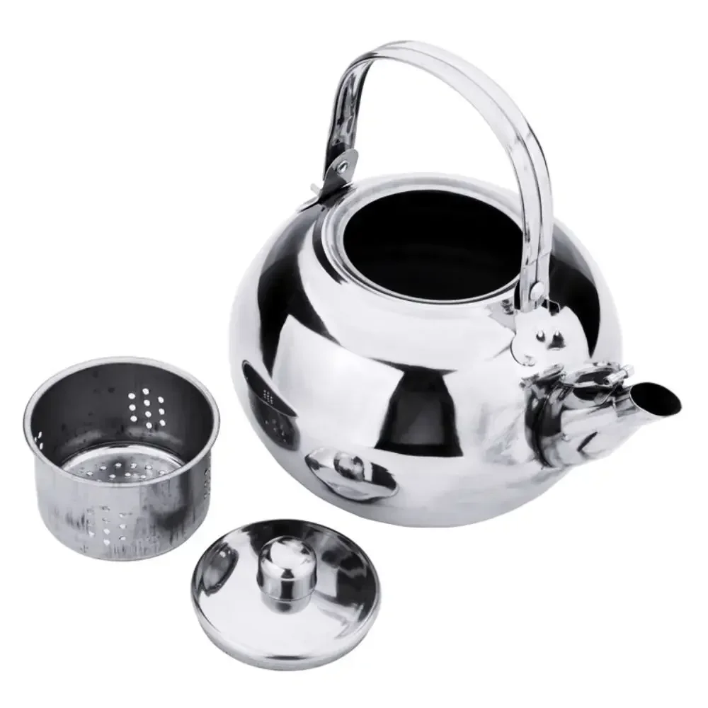 Description Picture 4 of itemStainless Steel Water Kettle Teapot With Infuser Filter Coffee Kettle Green Oolong Tea Jug Home Office Tea Coffee Tools Cookware