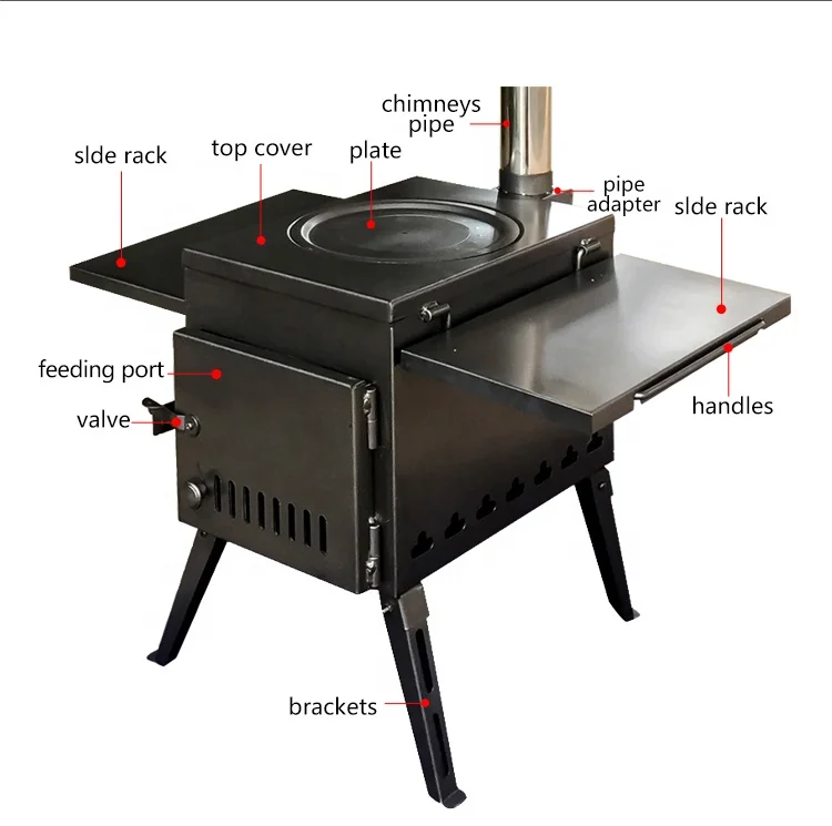 Smokeless Charcoal Stove Cooking Outdoor Sauna Stove Ice Fishing Keep