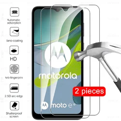 2 - Pack Full Coverage Tempered Glass Screen Protector for Moto E15 (2 Pieces)