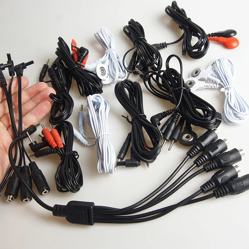 Electro Sex Toys Electric Shocker Cable Adaptor Lead Wires Electrostimulator Electrosex Electroshock Estim