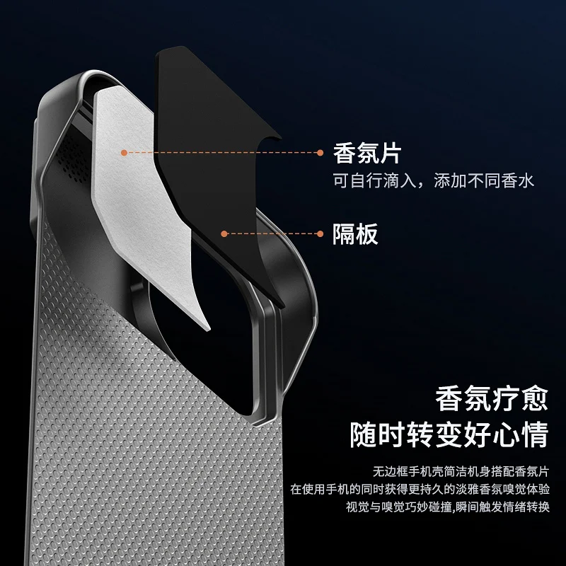 Phone Case Luxury Magnetic PU Leather Aromatherapy For iPhone 12 13 14 15 16 17 Pro Max Plus Wireless Charging Borderless Cover