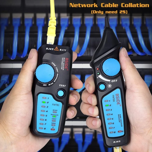 BSIDE FWT81 – détecteur de câbles RJ45 RJ11, testeur de recherche de câbles  téléphoniques réseau LAN TV électrique - AliExpress