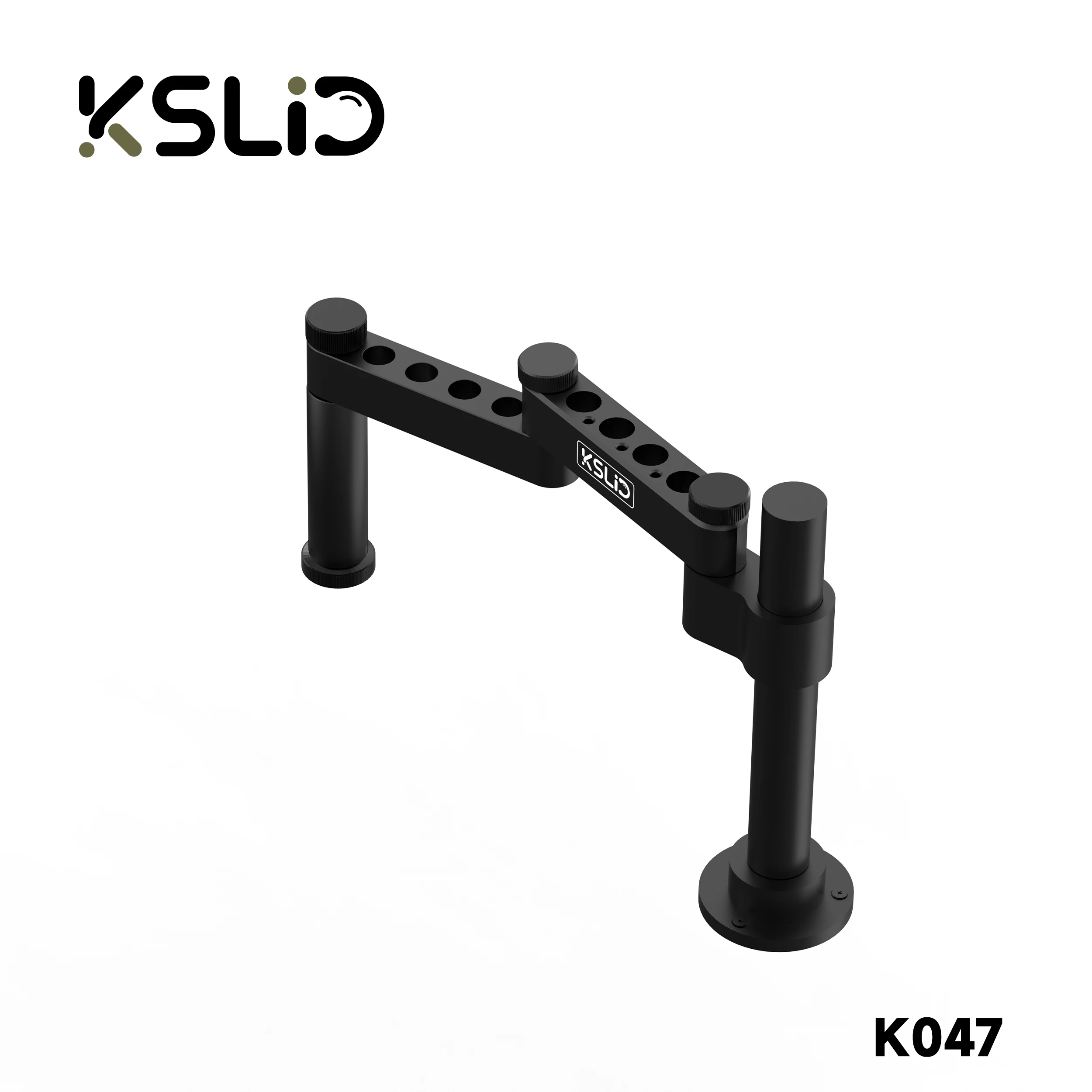 KSLID Adjustable 360&deg; Rotating Microscope Stand Folding Swing Arm for Mobile Phone Repair Microscope Swing Arm Bracket Tool