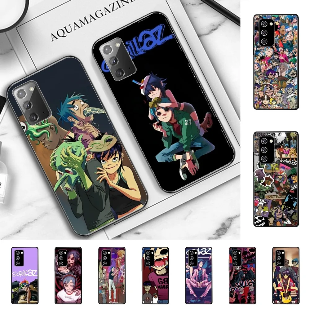 

Animal Gorillaz Phone Case For Samsung Note 8 9 10 20 pro plus lite M 10 11 20 30 21 31 51 A 21 22 42 02 03