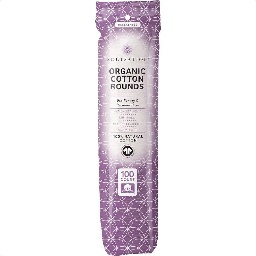 Organic Cotton Makeup Remover Pads Pack of 400