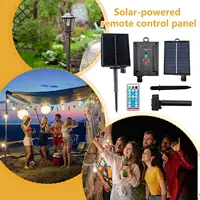 Panneau solaire Portable 31V, étanche, télécommande USB C, outils et amélioration de l'habitat, pour jardin, tente extérieure, chaîne lumineuse 3