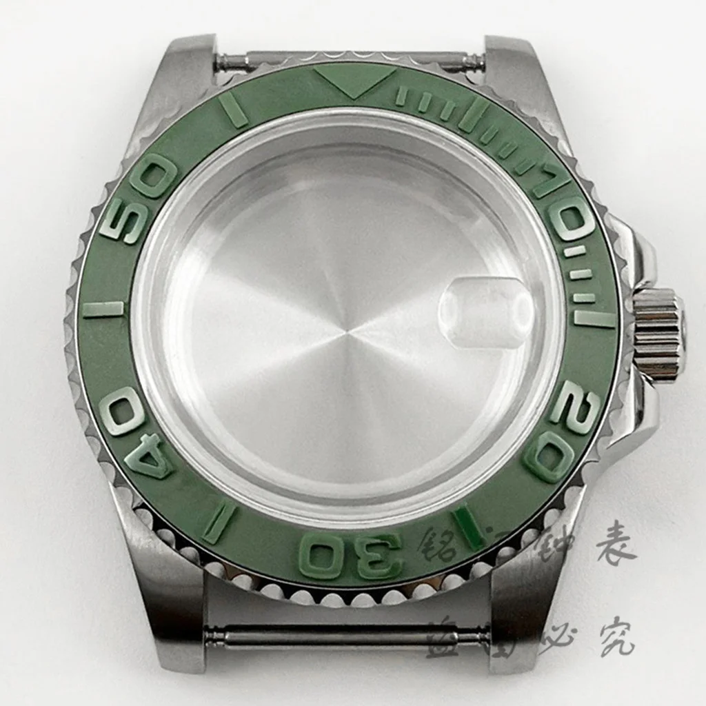 Deep Blue Bezel 40MM Diver Watch Case with Waterproof Sapphire Crystal