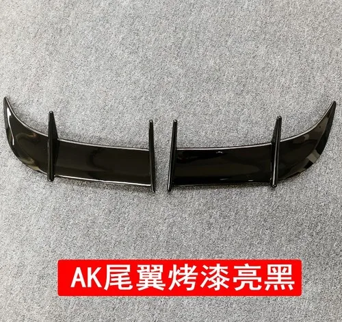 HEILEA Spoiler Posteriore per VW per Golf 6 per GTI R MK6 per GTI R Auto Posteriore Tetto Spoiler Ali ABS Nero Lucido Carbon Look Ala Posteriore Lip Tronco Spoiler Diffusore (Colore : Gloss Black